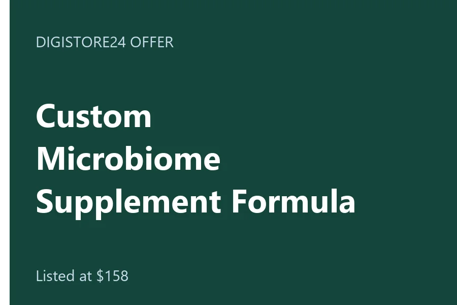 Custom Microbiome-Based Supplement Formula product image