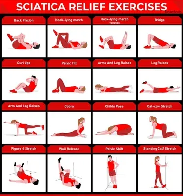 Sciatica Relief Exercises (15-Minute Sciatica Program) product image